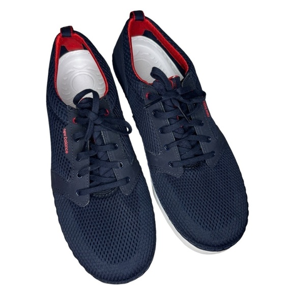 NEW New Balance Apres Navy Red White Mens 9 D Athletic Shoes APRESNY - Picture 2 of 9